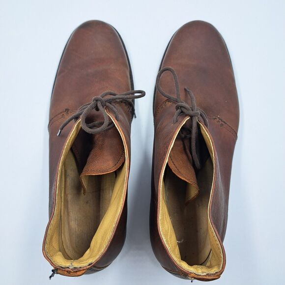 Frye Phillip Chukka Boots Mens Size 12 Brown Leather Lace Up Ankle Boots main image 7